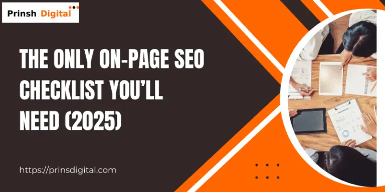 on-page SEO checklist